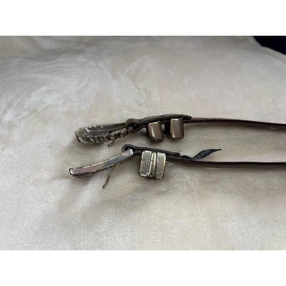 BRIGHTON VINTAGE Disney Leather Belt Sz 28 Mickey Mouse Pluto Donald Lot Of 2 - Picture 7 of 10